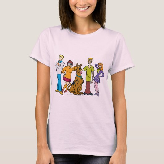 全体集団14 Mystery Inc Tシャツ (正面)