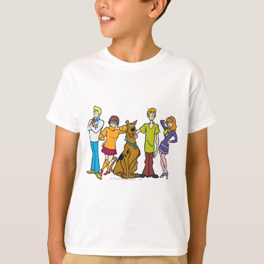 全体集団14 Mystery Inc Tシャツ (正面)