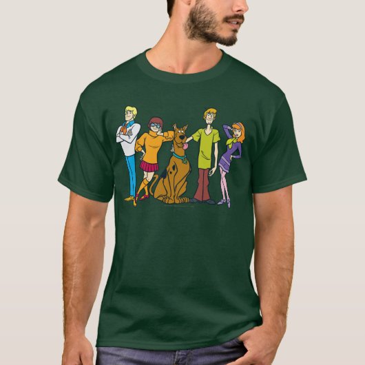 全体集団14 Mystery Inc Tシャツ (正面)