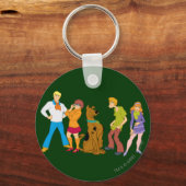 全体集団15 Mystery Inc キーホルダー (正面)