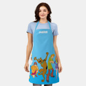 全体集団16ミステリー株式会社 エプロン (着用した状態)