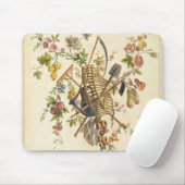 「全作品contenant国連からの庭の織物のデザイン、 マウスパッド (マウス)