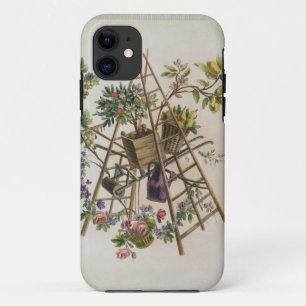 「全作品contenant uからの庭の織物のデザイン、 iPhone 11 ケース
