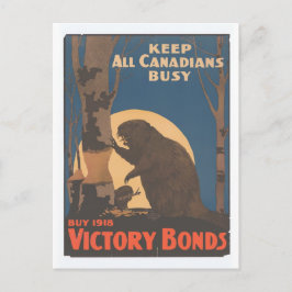 全保カナダ忙し ポストカード