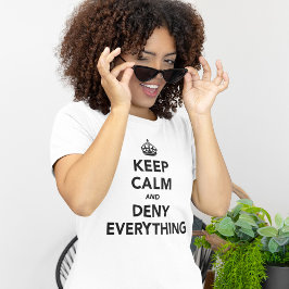全保体を落ち着かせ否定する Tシャツ