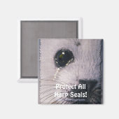 全保護竪琴の封印！ワイルドライフマグネット マグネット (正面/裏面)