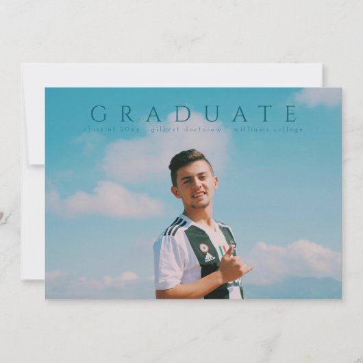 全出血はっきりした地 案内状 (正面)