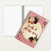 全力で信じる ノートブック (内側)