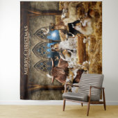 全動物クリスマス出生とラフ色 – タペストリー (インサイチュ)