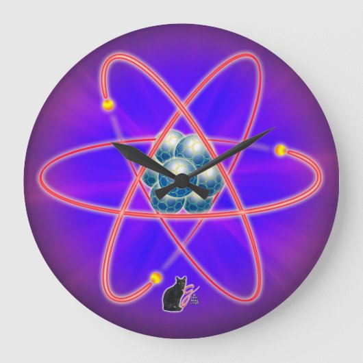 全原子 ラージ壁時計 (正面)