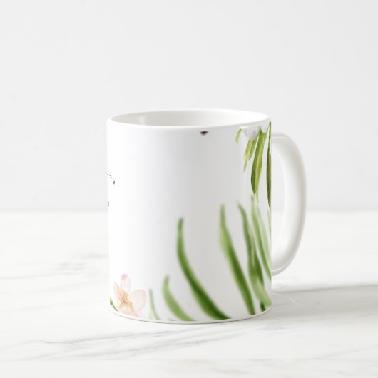 全員が憧れる上司 | モノグラム コーヒーマグカップ (正面右)