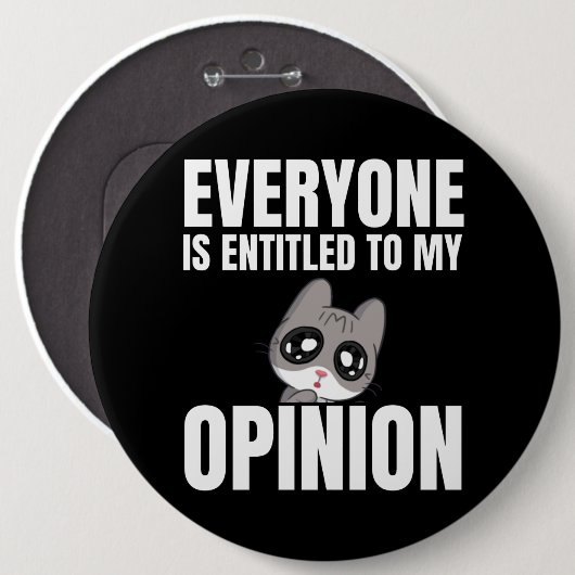 全員が自分の意見ボタンの権利を持っている 缶バッジ (正面&裏面)