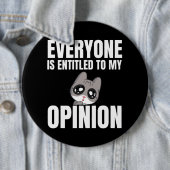 全員が自分の意見ボタンの権利を持っている 缶バッジ (インサイチュ)