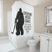 全員にゴールが必要（ホッケー） シャワーカーテン (インサイチュ)