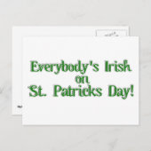 全員のアイルランド語…文字画像 ポストカード (正面/裏面)