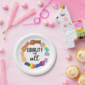 全員の平等 ペーパープレート (パーティー)