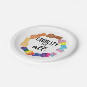 全員の平等 ペーパープレート (アングル)