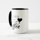 全員コーヒーを飲み始めた マグカップ (正面左)