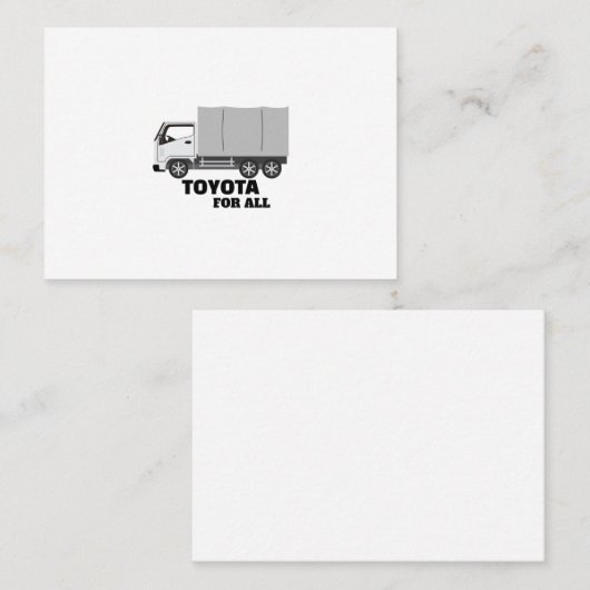 全員トヨタ 名刺 (正面/裏面)