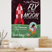 全員乗り!ムーンポスターに飛ぶ ポスター (キッチン)