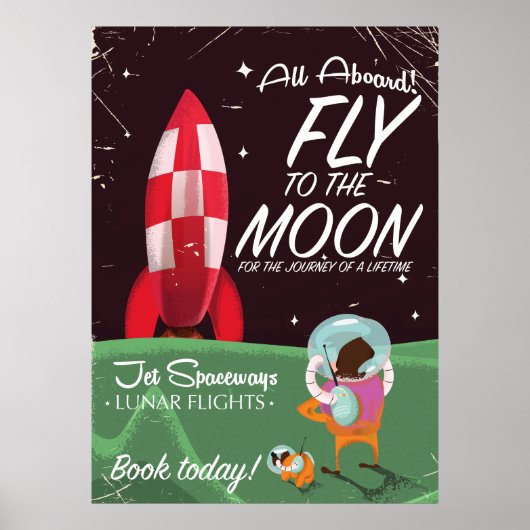 全員乗り!ムーンポスターに飛ぶ ポスター (正面)