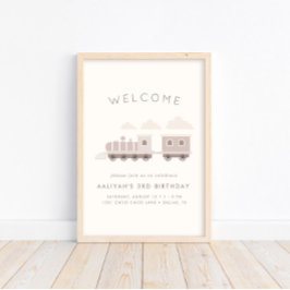 全員乗れ！ガールズトレイン誕生日へようこそ ポスター