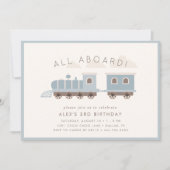 全員乗れ!ボーイズトレインバースデーパーティー 招待状 (正面)