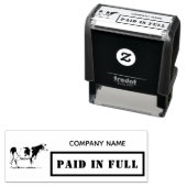 全営業の牛乳農家で支払わモダンれる セルフインキングスタンプ (インサイチュ)