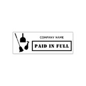 全営業クリーニングサービスメイドで支払い セルフインキングスタンプ (デザイン)