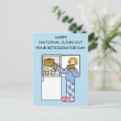 全国の冷蔵庫の日11月 ポストカード (スタンド正面)