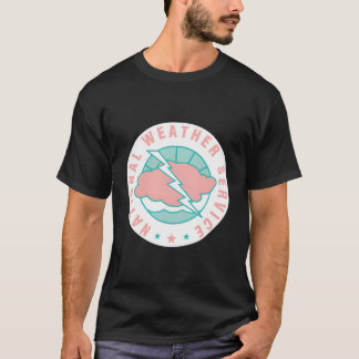 全国の気象サービスプルオーバーフード付きスウェットシャツ Tシャツ