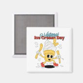 全国アイスクリームの日 マグネット (正面/裏面)