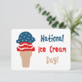 全国アイスクリームの日 招待状 (スタンド正面)