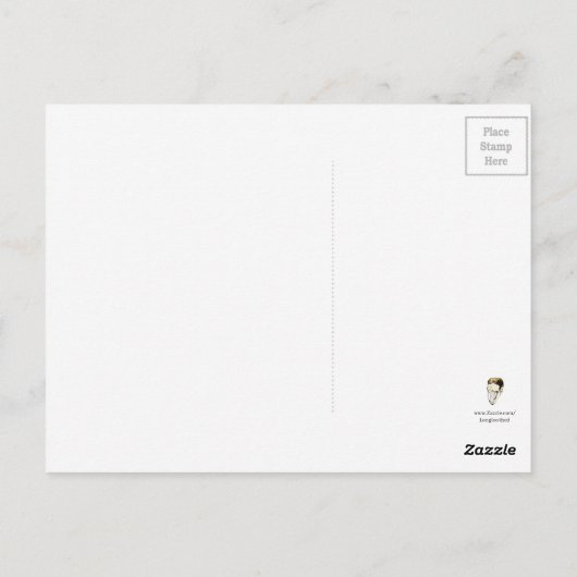 全国アイスクリームデイレトロスタイルはがき ポストカード (裏面)