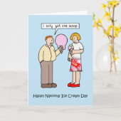 全国アイスクリーム・デー・アニメ7月 カード (黄色い花)