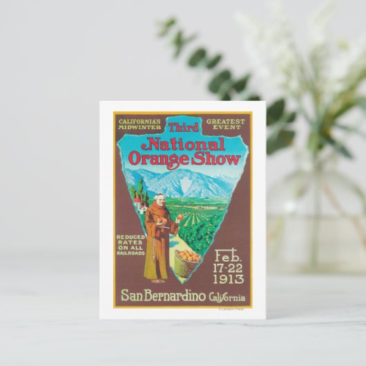 全国オレンジショーポスター#1 ポストカード (スタンド正面)