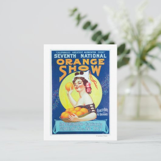 全国オレンジショーポスター#3 ポストカード (スタンド正面)