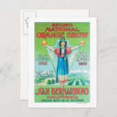 全国オレンジショー ポスター #4 ポストカード (正面/裏面)