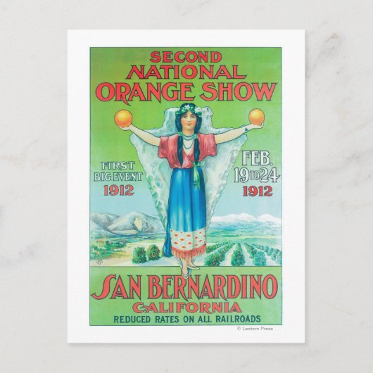 全国オレンジショー ポスター #4 ポストカード (正面)