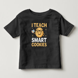 全国クッキーの日、私は賢いクッキーを教える トドラーTシャツ