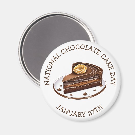 全国ケーキの日 – 1月27日 マグネット (正面/裏面)