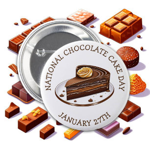 全国ケーキの日 – 1月27日 缶バッジ
