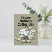 全国コーヒーの日9月29日 ポストカード (スタンド正面)