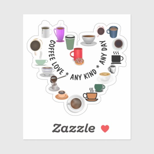 全国コーヒーの日 シール (シート)