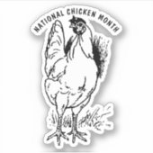 全国チキン月 シール (正面)
