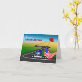 全国トラックドライバーの評価ウィークカスタム、 カード (黄色い花)