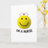 全国ナースデー私はナース絵文字 カード (黄色い花)