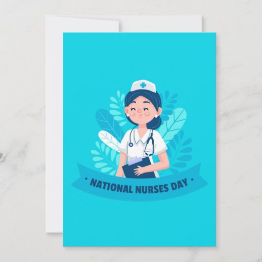 全国ナース日/ナース賞週 サンキューカード (正面)