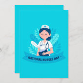 全国ナース日/ナース賞週 サンキューカード (正面/裏面)