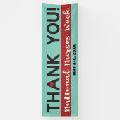 全国ナース週間ありがとう 横断幕 (縦)